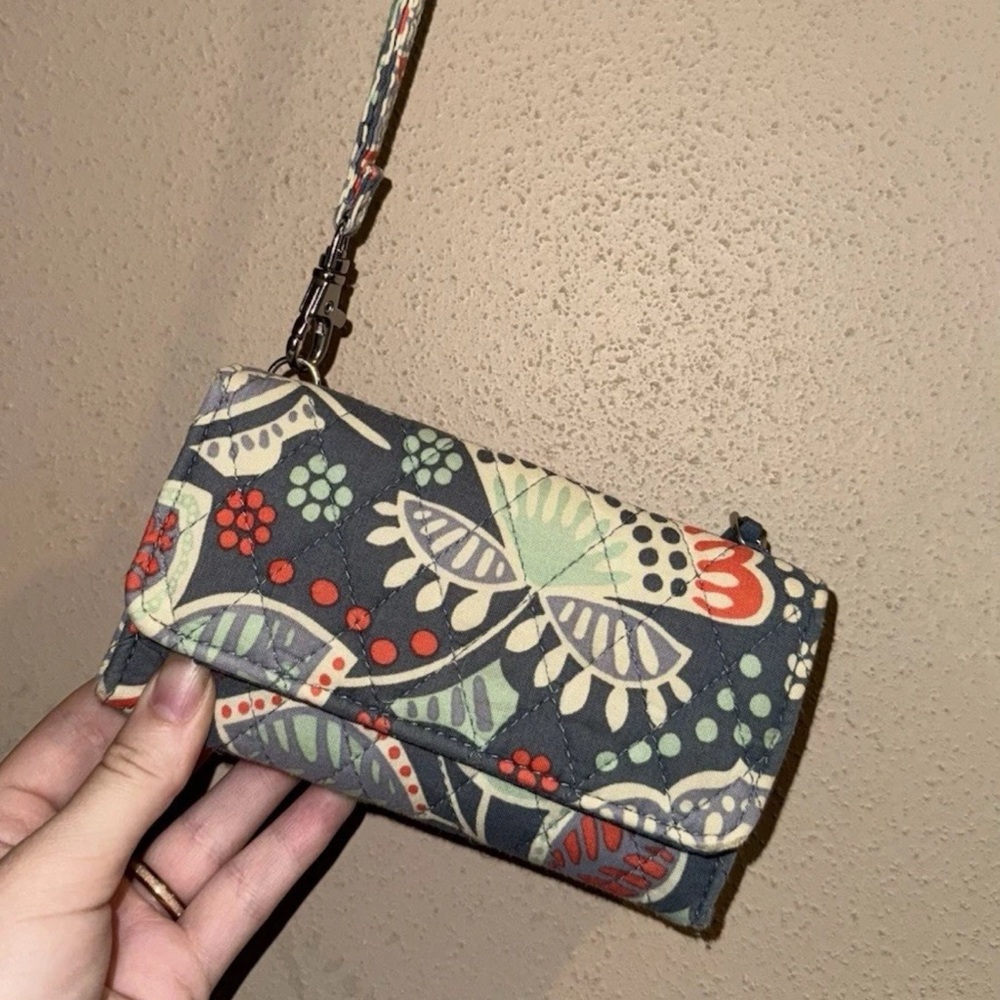 Vera Bradley Multicolor Floral Wristlet